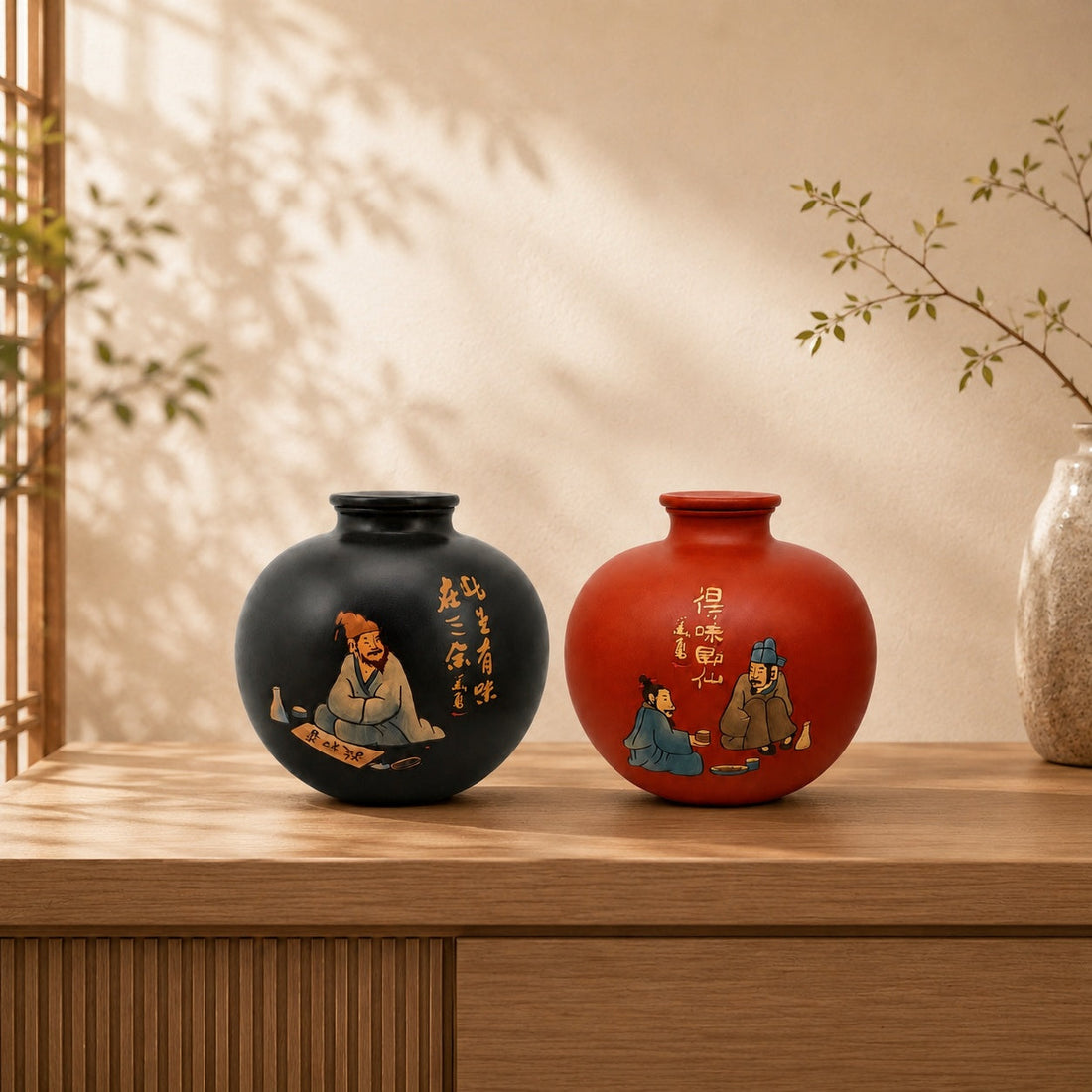 Oriental Charm Encapsulated in Hand‑Painted Pottery-demo