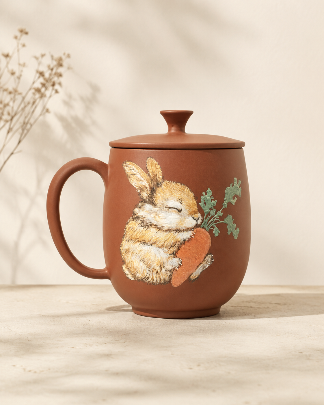Rabbit Office Tea Cup