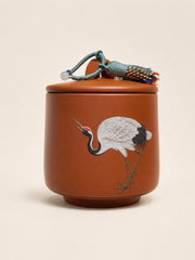 Crane Tea Canister