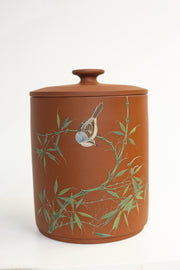 Boîte à thé en céramique - Série Oiseaux
