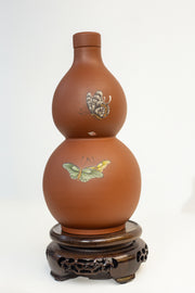 DJ Ceramic Wine Jar - Butterfly Pattern