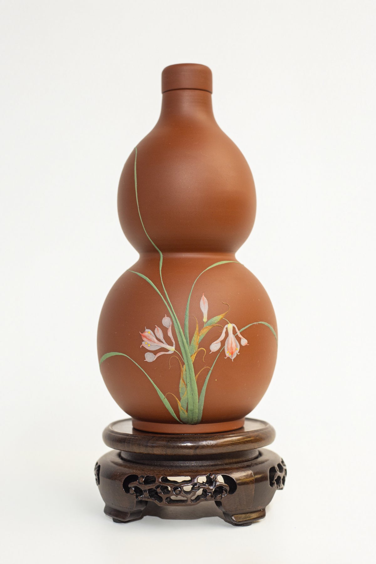 DJ Ceramic Wine Jar - Flower Pattern