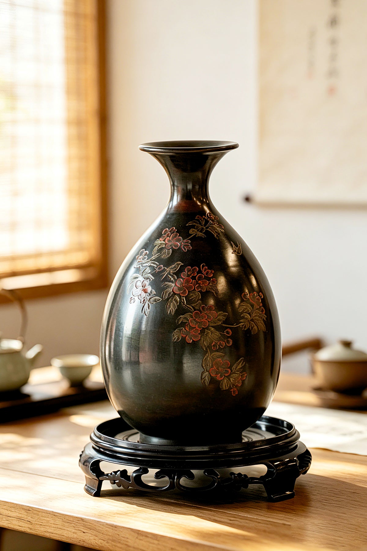 Flower Heritage Ceramic Vase