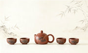 Teapot and Four-Cups Set - Panda