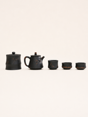 Bamboo Five-Piece Tea Set