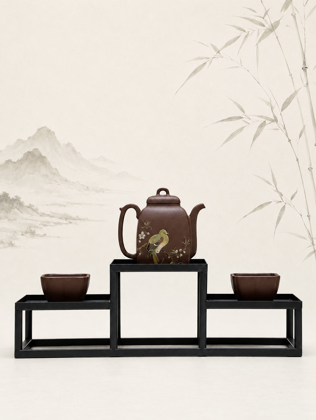 Teapot and Two-Cup Set