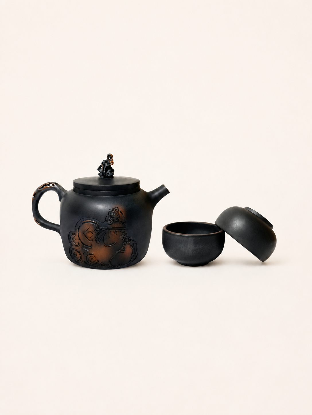 Year of the Horse Three-Piece Tea Set